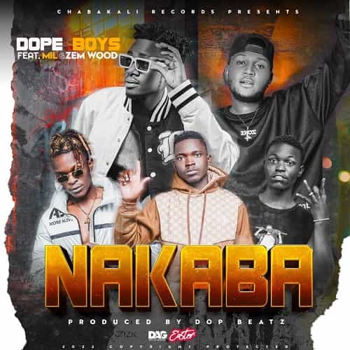 Nakaba MP3 Download Dope Boys cuts the suspense by meshly amalgamating hands with Zem Wod and Mil on “Nakaba Ali Mu Loss (Freestyle)".